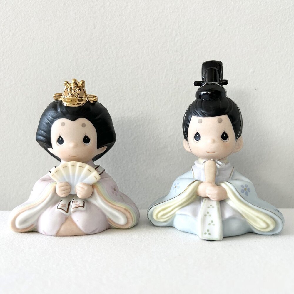 RARE Precious Moments All Girls Are Beautiful Figurines 4 Pc Japanese Collection - Picture 2 of 10